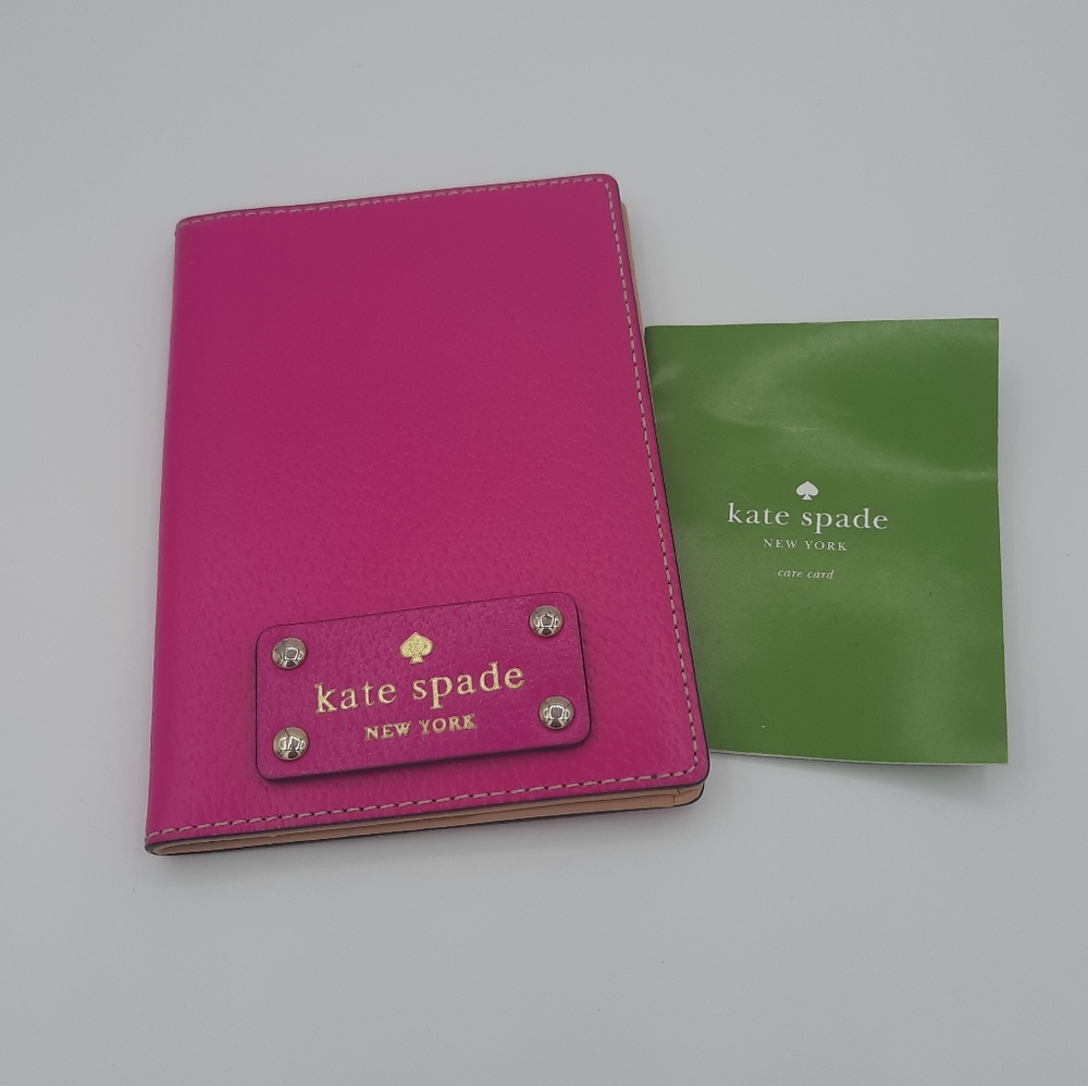 Kate Spade Rare Embossed Leather Passport Holder
